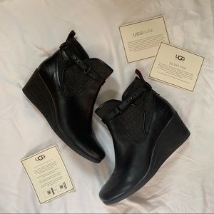 Emalie Ugg Waterproof Leather Booties